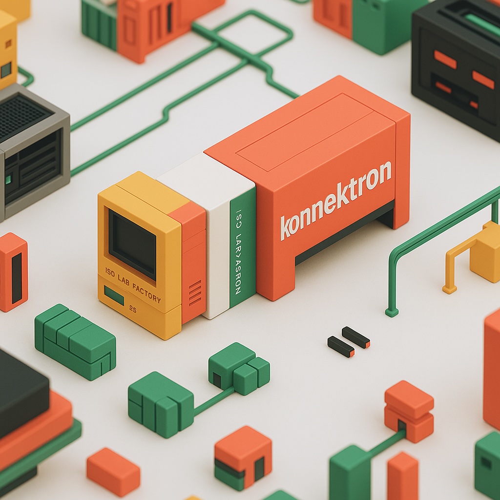Factory laboratory concept image